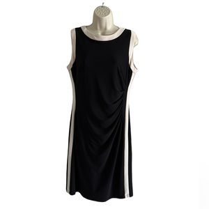 CHAPS Sporty Midi Faux Wrap Dress
